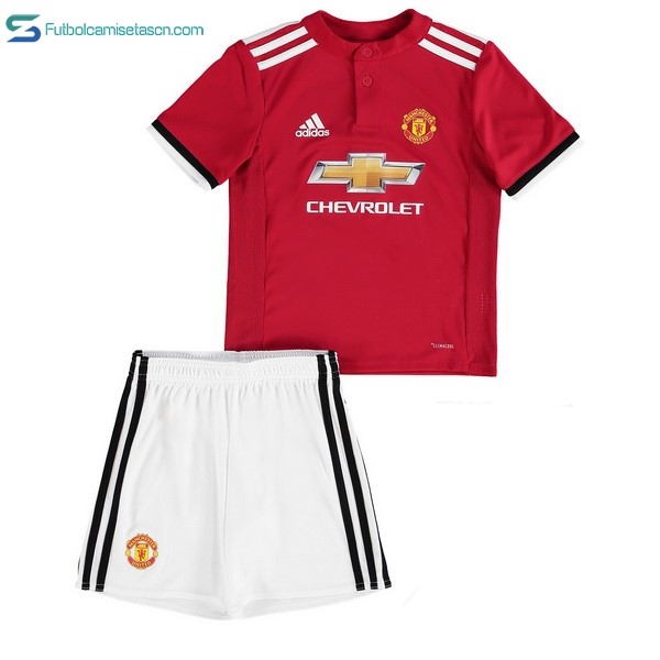 Camiseta Manchester United Niños 1ª 2017/18
